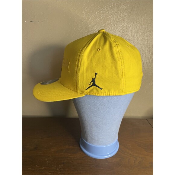 Yellow & Blue Jordan Hat Michigan Wolverines Size OSFM - Picture 5 of 7